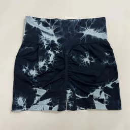 Women High Waist Gym Shorts Tie Dye Athletic Legging Butt Lifting Sports Leggins Elastic Yoga Pants Training Outdoor Tights