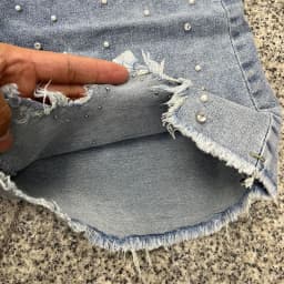 KUCLUT 2026 Summer New Fashion Heavy Beaded 3D Flower Design Denim Shorts For Women High Waist Five-Point Pants Female 1A2287