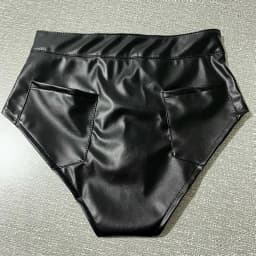 Pu Leather Sexy Nightclub Elastic Slim Shorts for Women