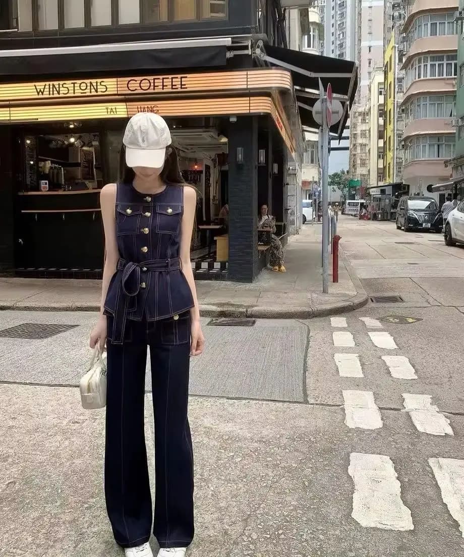Women's High-Waist Denim Shorts 2026 Spring/Summer New Deep Blue Y2K American Fashion Hip-Hop Gothic Casual Slim Shorts
