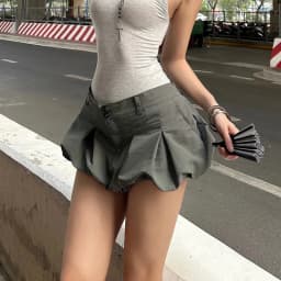 New Arrival 2025 Summer Low-Rise Shorts Women Sexy Unique Bloomer Design Hot Pants Female Trendy Mini Shorts