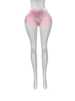 FAGADOER Y2k Sexy Bodycon Shorts for Woman Solid Color High Waist Elasticity Shorts Female Streetwear Bottoms 2025 Summer New