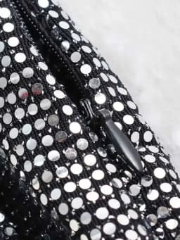 Women's Knotted Sequin Shorts Skirts, High Waist, Side Zipper, Female Skort,Fashion