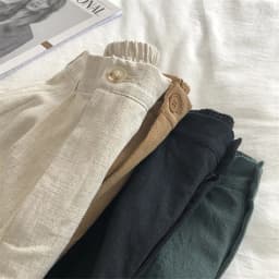 Limiguyue Breathable Cotton Linen Shorts Japanese Retro High Waist Wide Leg Bermuda Shorts Suit Casual Summer Woman Loose J200