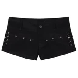 2026 Casual Women's Denim Shorts 2000s Aesthetic High Waist New Fashion Hot Girls Multi-Pocket Button Super Short Hot Pants