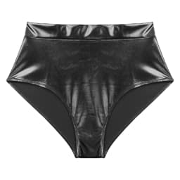 Womens Metallic Booty Shorts Shiny Panties Bikini Briefs Hot Pants Music Festival Rave Pole Dance Bottoms Party Costume Clubwear