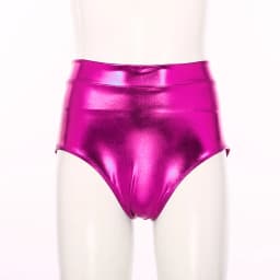 Womens Metallic Booty Shorts Shiny Panties Bikini Briefs Hot Pants Music Festival Rave Pole Dance Bottoms Party Costume Clubwear