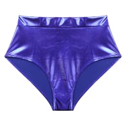 Womens Metallic Booty Shorts Shiny Panties Bikini Briefs Hot Pants Music Festival Rave Pole Dance Bottoms Party Costume Clubwear