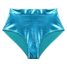 Womens Metallic Booty Shorts Shiny Panties Bikini Briefs Hot Pants Music Festival Rave Pole Dance Bottoms Party Costume Clubwear