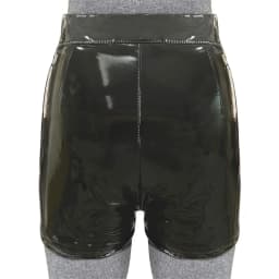 Sexy Womens Shorts Elastic High Waist Wet Look Faux PU Leather Short Pants Latex Hot Goth Shorts Pole Dance Clubwear Mini Shorts