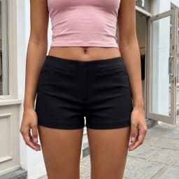 Coquette Low Rise Micro Shorts for Women Bottoms Y2K Mini Bodycon Hot Booty Shorts Sexy Going Out Cheeky Boyshort Streetwear