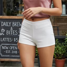Coquette Low Rise Micro Shorts for Women Bottoms Y2K Mini Bodycon Hot Booty Shorts Sexy Going Out Cheeky Boyshort Streetwear