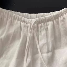 2026 Women Summer Linen White Shorts Casual Solid Two Pockets High Waist Shorts Woman Soft Cool Baggy Hot Lace Up Short Pants