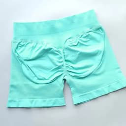 Women Fitness High Waist Shorts Ribbed Waist Seamless Scrunch Workout Gym Shorts Hight Stretch Running Fashion Yoga Shorts