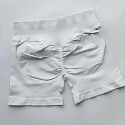 Women Fitness High Waist Shorts Ribbed Waist Seamless Scrunch Workout Gym Shorts Hight Stretch Running Fashion Yoga Shorts