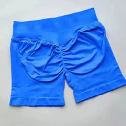 Women Fitness High Waist Shorts Ribbed Waist Seamless Scrunch Workout Gym Shorts Hight Stretch Running Fashion Yoga Shorts