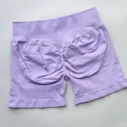 Women Fitness High Waist Shorts Ribbed Waist Seamless Scrunch Workout Gym Shorts Hight Stretch Running Fashion Yoga Shorts