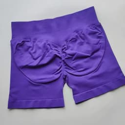 Women Fitness High Waist Shorts Ribbed Waist Seamless Scrunch Workout Gym Shorts Hight Stretch Running Fashion Yoga Shorts