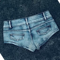 2026 Summer New Old Rivet Denim Shorts Women's Super Ultra Low Waist Design Hot Girls Y2k Jeans Shorts