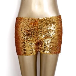 FAGADOER Y2K Sexy Sequin Shorts for Women Purple Golden Sparkling Low Waist Skinny Shorts Hot Girl Streetwear Bottoms 2025 New