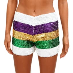 FAGADOER Y2K Sexy Sequin Shorts for Women Purple Golden Sparkling Low Waist Skinny Shorts Hot Girl Streetwear Bottoms 2025 New