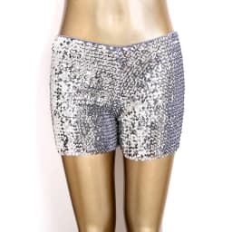 FAGADOER Y2K Sexy Sequin Shorts for Women Purple Golden Sparkling Low Waist Skinny Shorts Hot Girl Streetwear Bottoms 2025 New