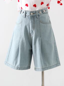 Summer Jean Shorts Women Denim High Waist Black Baggy Short Jeans Summer Pants Women's Bermuda Denim Shorts Wide Leg For Women