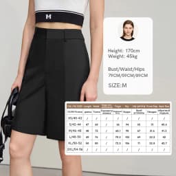 Amii Women's Shorts 2026 Autumn New Toothpick Pleated Casual Shorts Women's Loose Versatile Straight Five-point Pants 12621019