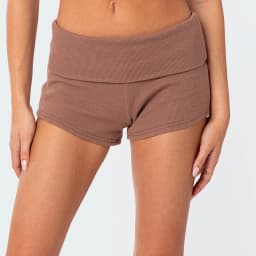 Gaono Kawaii Striped Print Shorts Casual Elastic Low Waist Boyshort Underwear Fairycore Cottage Y2K Retro Comfy Lounge Bottom