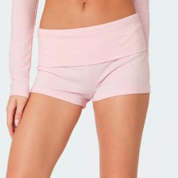 Gaono Kawaii Striped Print Shorts Casual Elastic Low Waist Boyshort Underwear Fairycore Cottage Y2K Retro Comfy Lounge Bottom