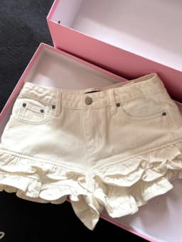 Women White Hot Denim Shorts Low Waist Mini Cowboy Shorts 2000s Harajuku Vintage Y2k Micro Jean Short Pants Clothes Summer 2026