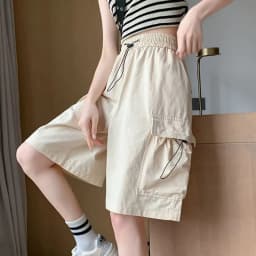 Smvp Streetwear Hip Hop Cargo Shorts Women Harajuku High Waist Baggy Y2K Short Pants Korean Trendy Big Pocket Bf Shorts Summer