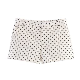 YENKYE 2025 Vintage Polka Dot Shorts Women Mid-rise Casual Summer Short Pants Pantalones Cortos