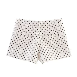 YENKYE 2025 Vintage Polka Dot Shorts Women Mid-rise Casual Summer Short Pants Pantalones Cortos