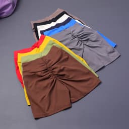 Women's Deep V-Back 3-Inch Workout Shorts-Compression No Visible Panty Line Sexy Peach Butt-Lifting Yoga Gym Fitness Activewea