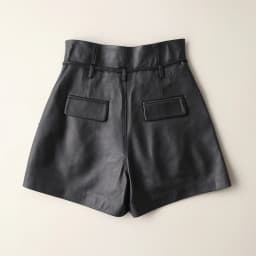 2025 Spring Ladies New Europe/America High Waist Genuine Leather Shorts Women Tether Belt Loose Wide Short Pants Street Scanties