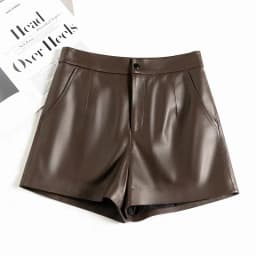 Leather Shorts Women Genuine Sheepskin Short Pants High Waist Sexy Women 2025 New In Outwears