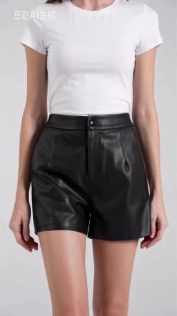 Leather Shorts Women Genuine Sheepskin Short Pants High Waist Sexy Women 2025 New In Outwears