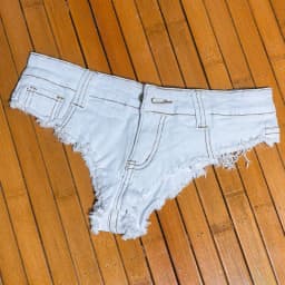 Y2k Denim Skinny Jean Shorts Women Nightclub Sexy Hole Low Waist Super Shorts Hot Pants European and American