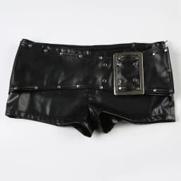 Sexy Rivet Buckle Belt Low Waist Leather Shorts for Women Y2k Spice Girl Punk Style Shorts Autumn New 2026