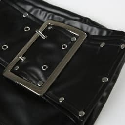 Sexy Rivet Buckle Belt Low Waist Leather Shorts for Women Y2k Spice Girl Punk Style Shorts Autumn New 2026