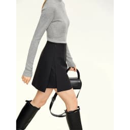 AMII Minimalist Casual Shorts Skirts Women High Waist 2026 Summer Fashion Office Lady Commuter A-Line Mini Skirt 12343035