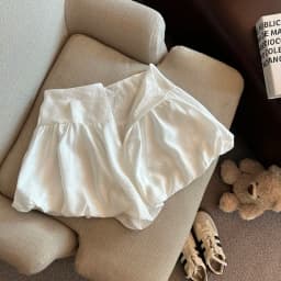 MEXZT Streetwear Belt Shorts Women Fashion Black High Waist Bud Shorts Summer Korean White Casual Design A Line Short Pants New