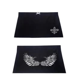 Fashion Punk Gothic Rhinestones Graphics Woman Bottoms Y2K Print Trousers Aesthetic Shorts Grunge Streetwear Vintage Trousers