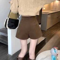 Shorts Femininas Black Suit New Double Breasted Wide Leg Hot Casual Wild Outwear for Women Pantalones Cortos De Mujer