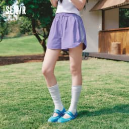Semir Women Pants Casual Cool Feeling Color Block Loose Moisture Wicking Quick Dry 2026 Summer Outdoor Sports Style Top