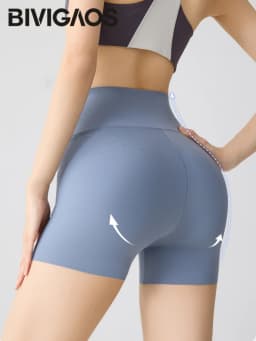 BIVIGAOS Summer Multicolor High Waist Sharkskin Mini Shorts Women Sexy Tight Casual Hot Shorts Thin Sport Fitness Biker Shorts