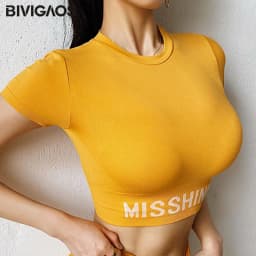 BIVIGAOS Summer High Waist Sport Shorts Women Quick-Drying Elastic Running Fitness Knee Length Biker Shorts Sexy Workout Shorts