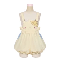 Sweet Lolita Style Shorts Women Casual Kawaii Cartoon Embroidery Overalls Short Pants Japanese Girls Cute Party Bloomers Shorts