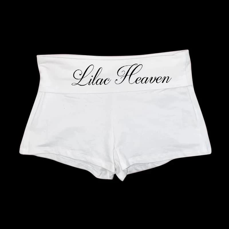 Gothic Punk Aesthetic Streetwear Rock vintage Harajuku Y2K Women's Shorts Sexy Fashion Casual Emo Girls chic Letter Print Shorts